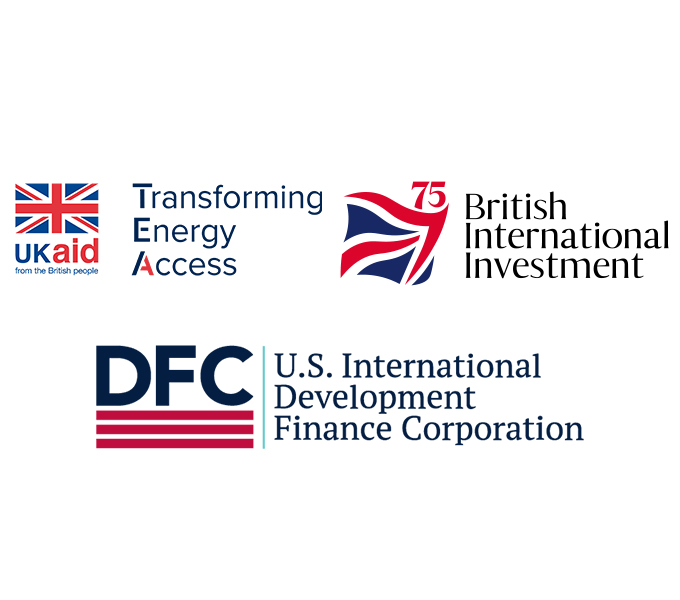 BII DFC and UK Aid Logos